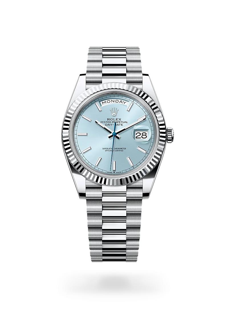 Day-Date 40 - Oyster, 40 mm, platin
