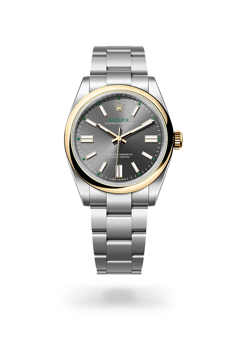 Oyster Perpetual 41 - Oyster, 41 mm, Oystersteel çelik ve sarı altın