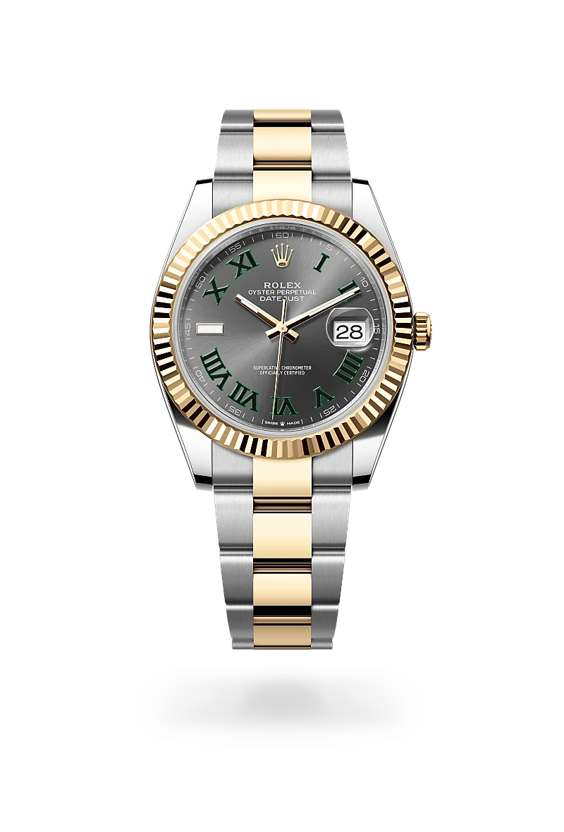 Datejust 41 - Oyster, 41 mm, Oystersteel çelik ve sarı altın