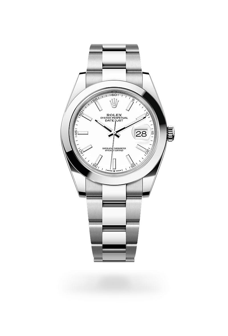 Datejust 41 - Oyster, 41 mm, Oystersteel çelik