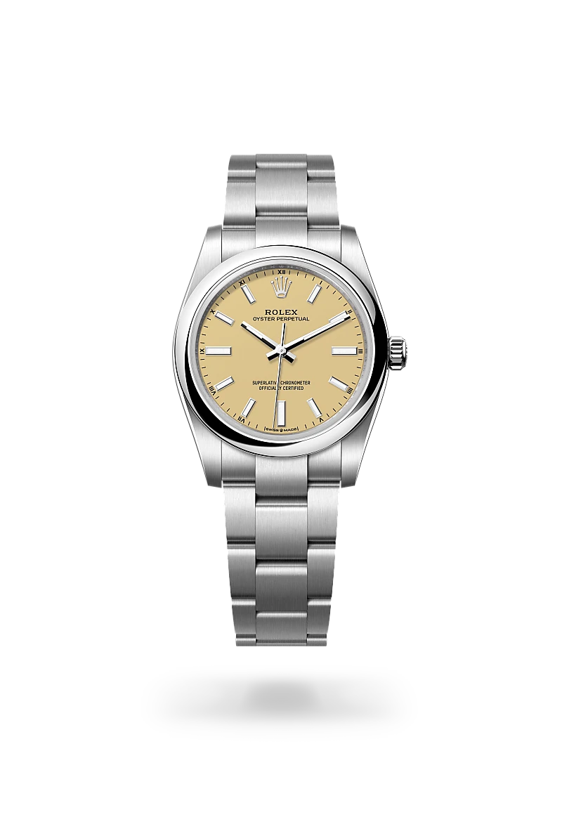 Oyster Perpetual 34 - Oyster, 34 mm, Oystersteel çelik