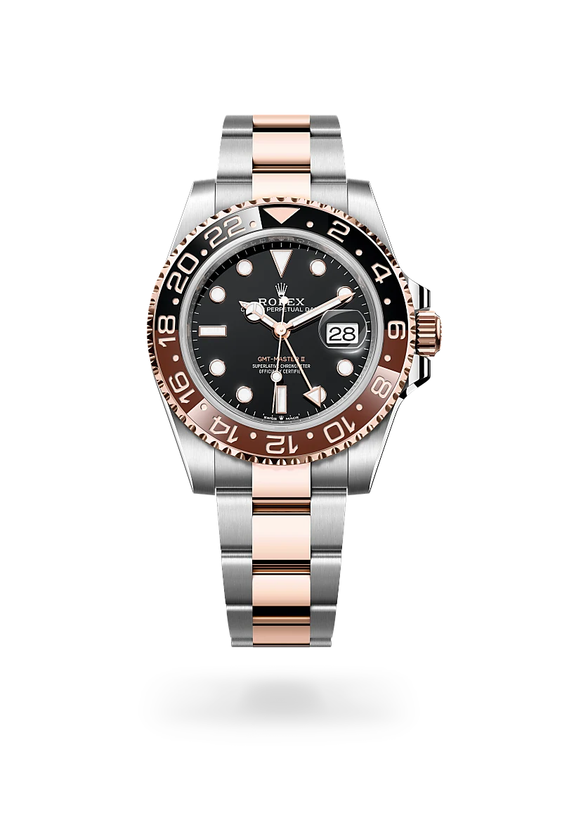GMT-Master II - Oyster, 40 mm, Oystersteel çelik ve Everose altın