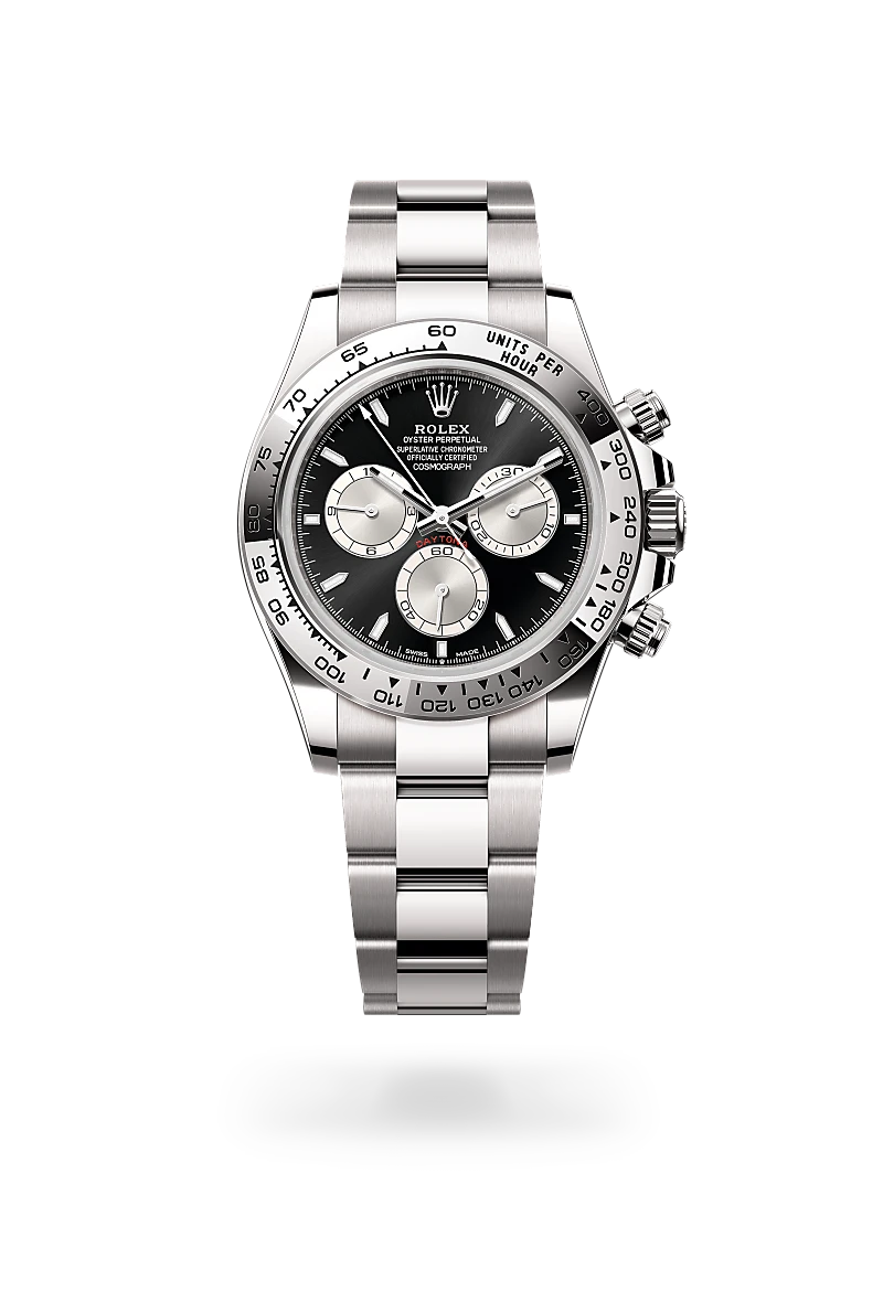 Cosmograph Daytona - Oyster, 40 mm, beyaz altın