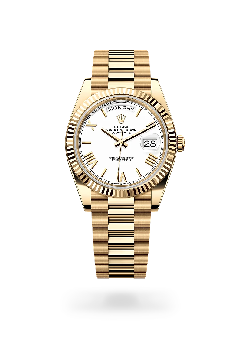 Day-Date 40 - Oyster, 40 mm, sarı altın
