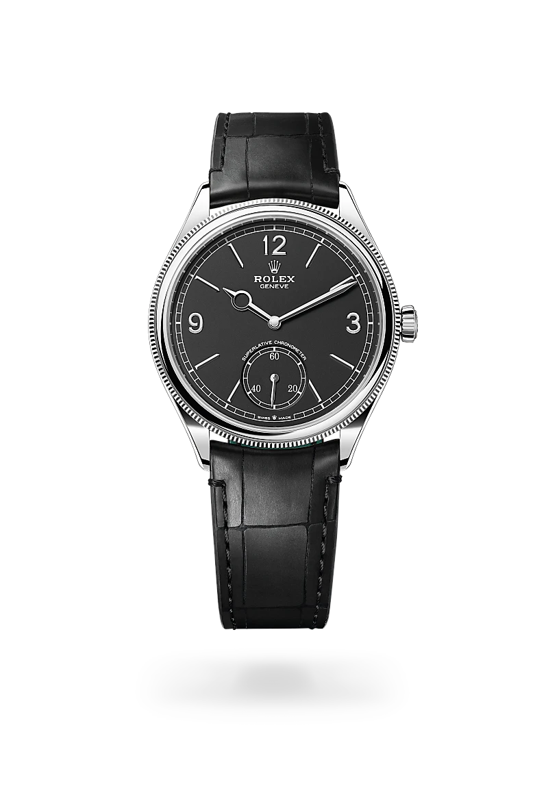 1908 - 39 mm, 18 kt beyaz altın, cilalı yüzey