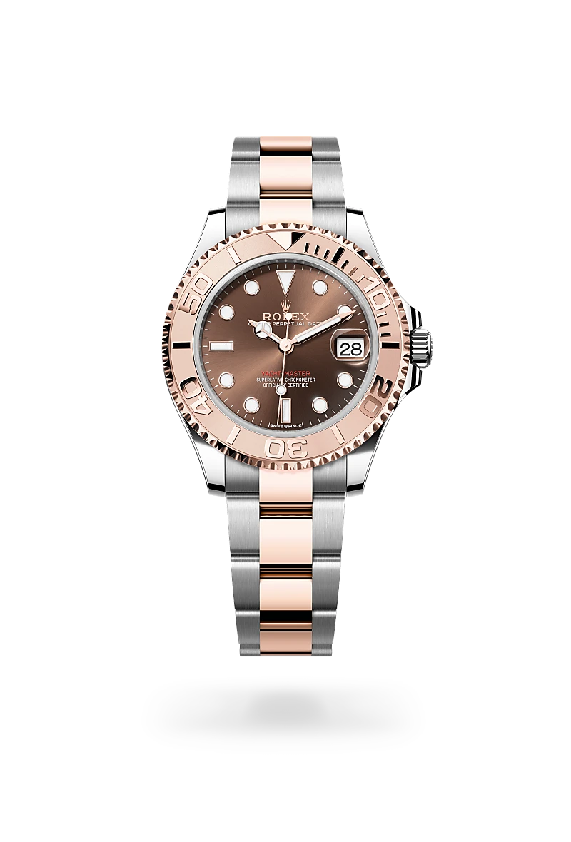 Yacht-Master 37 - Oyster, 37 mm, Oystersteel çelik ve Everose altın