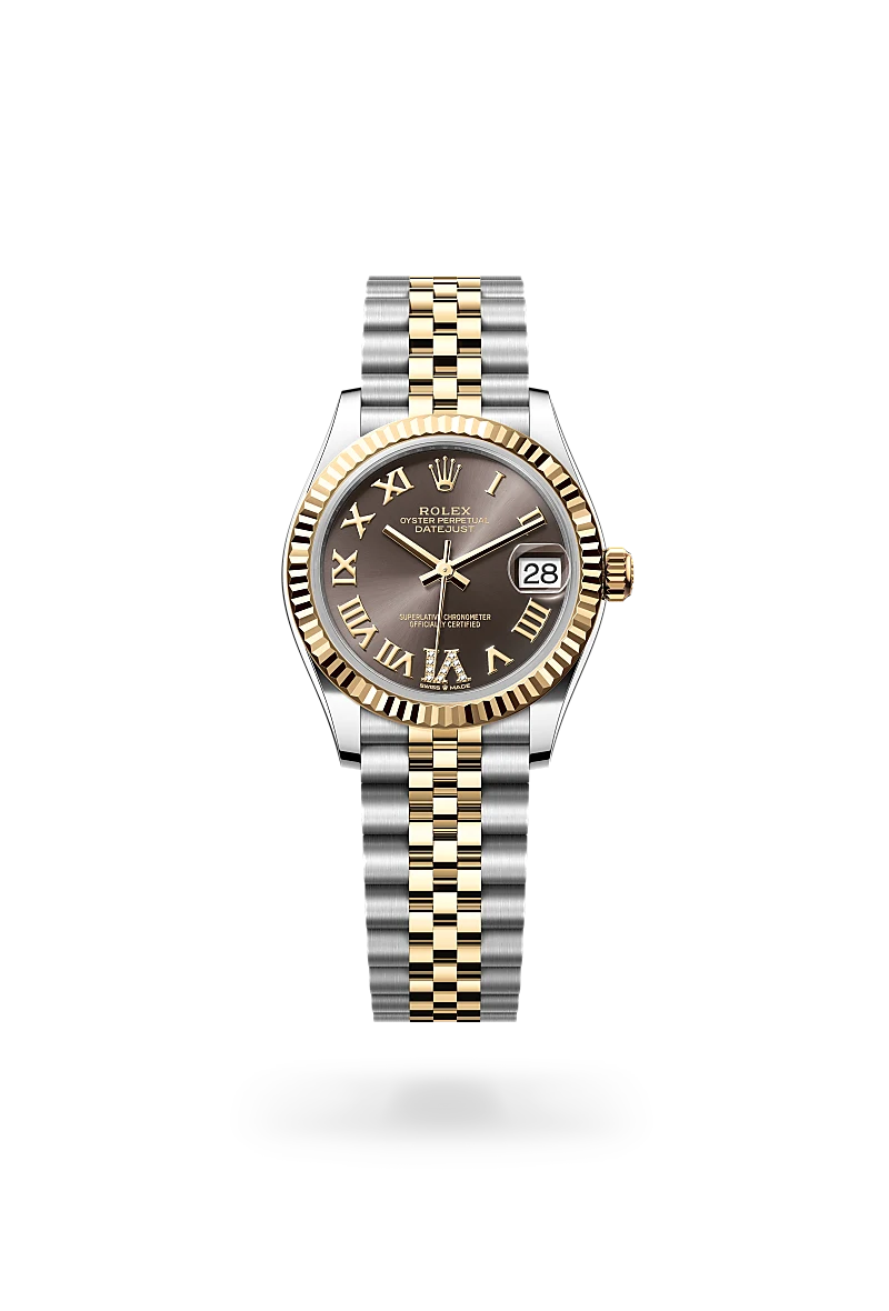 Datejust 31 - Oyster, 31 mm, Oystersteel çelik ve sarı altın