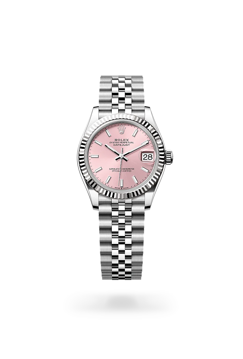 Datejust 31 - Oyster, 31 mm, Oystersteel çelik ve beyaz altın
