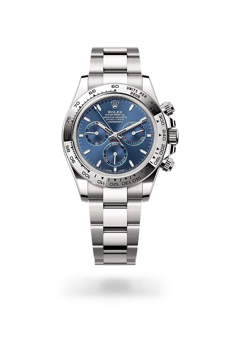 Cosmograph Daytona - Oyster, 40 mm, beyaz altın
