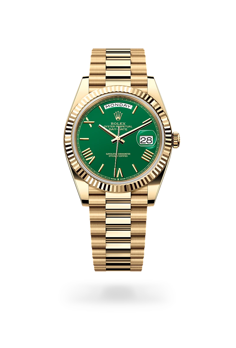 Day-Date 40 - Oyster, 40 mm, sarı altın