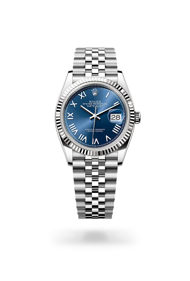 Datejust 36 - Oyster, 36 mm, Oystersteel çelik ve beyaz altın