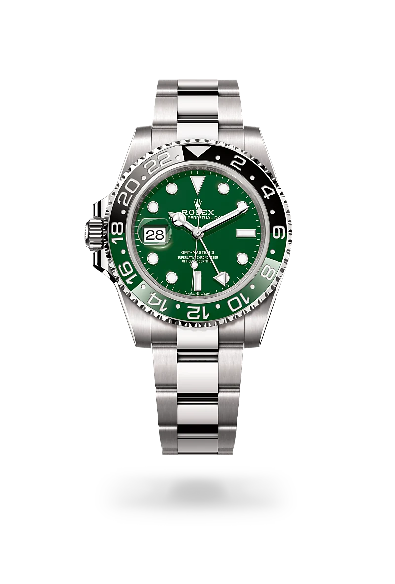 GMT-Master II - Oyster, 40 mm, beyaz altın