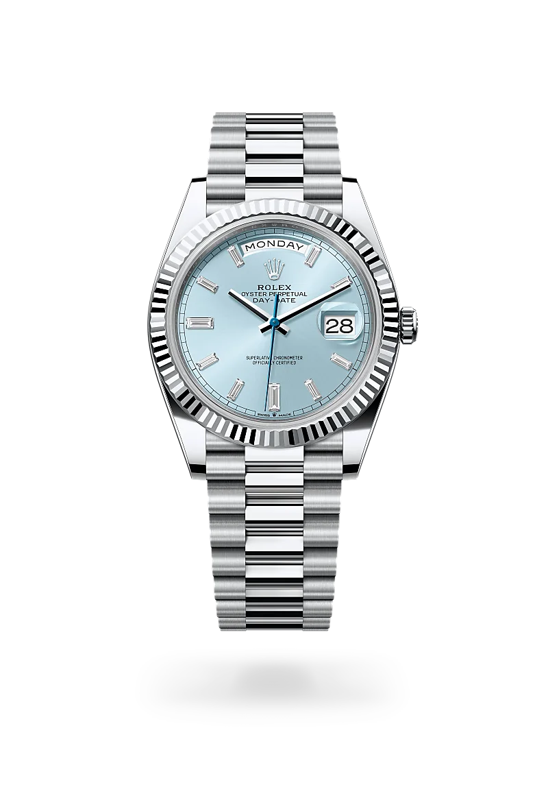 Day-Date 40 - Oyster, 40 mm, platin