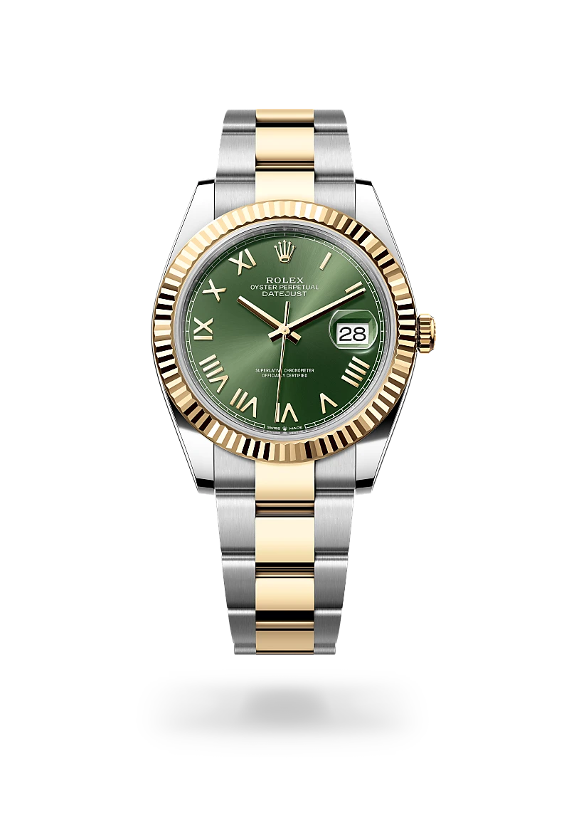 Datejust 41 - Oyster, 41 mm, Oystersteel çelik ve sarı altın