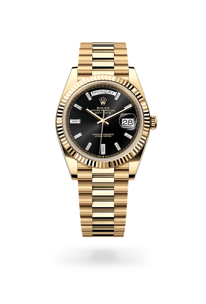 Day-Date 40 - Oyster, 40 mm, sarı altın