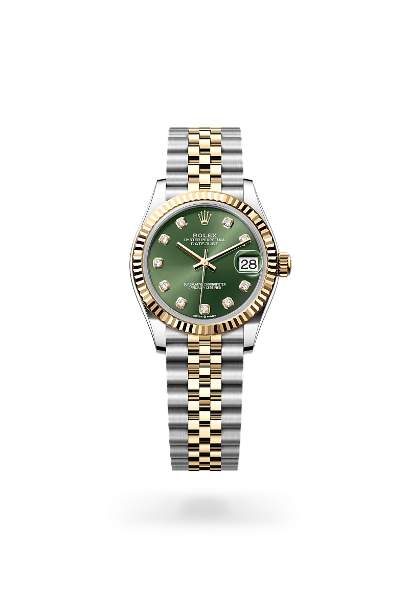 Datejust 31 - Oyster, 31 mm, Oystersteel çelik ve sarı altın