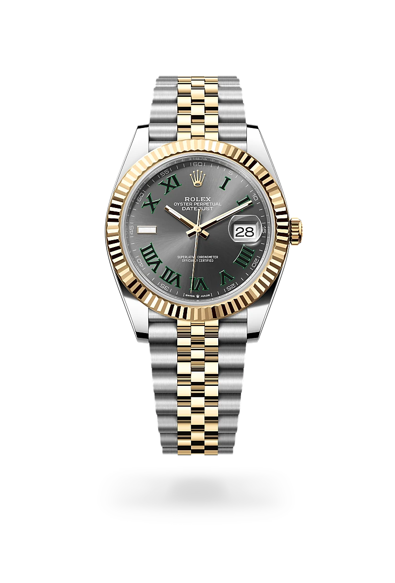 Datejust 41 - Oyster, 41 mm, Oystersteel çelik ve sarı altın