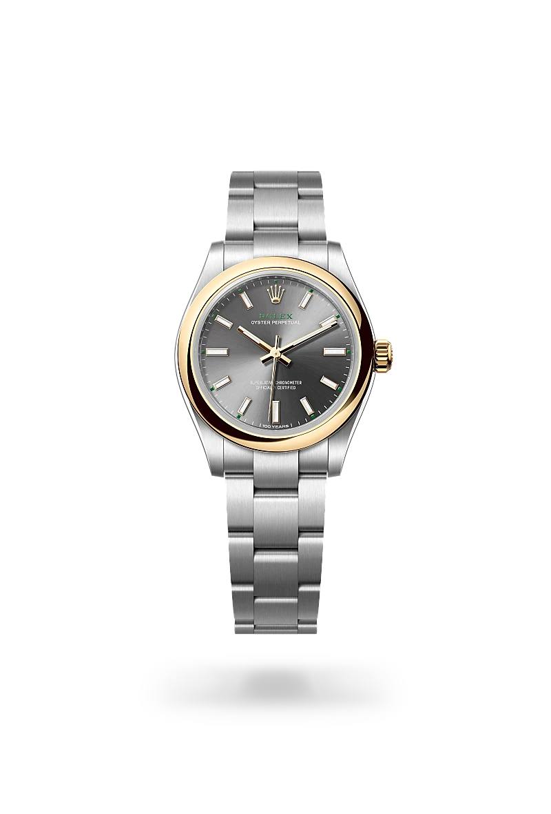 Oyster Perpetual 31 - Oyster, 31 mm, Oystersteel çelik ve sarı altın