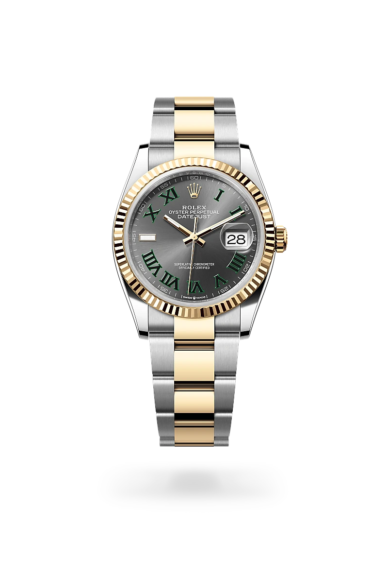 Datejust 36 - Oyster, 36 mm, Oystersteel çelik ve sarı altın