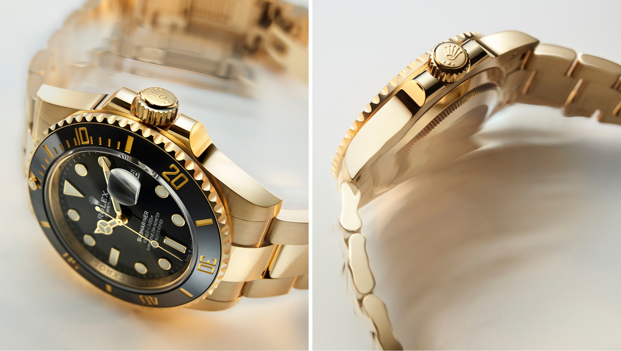 Rolex Submariner watches - Rhodium